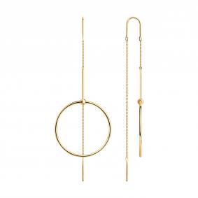 Золотые серьги SOKOLOV 027723 027723 фото