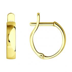 Серьги из лимонного золота SOKOLOV 027925-2 027925-2 фото