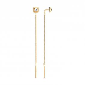 Золотые серьги SOKOLOV 028004 028004 фото