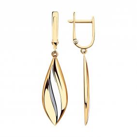 Золотые серьги SOKOLOV 028374 028374 фото