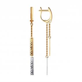 Золотые серьги SOKOLOV 028386 028386 фото