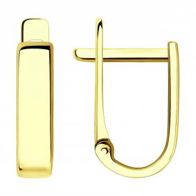 Серьги из лимонного золота SOKOLOV 028632-2 028632-2 фото