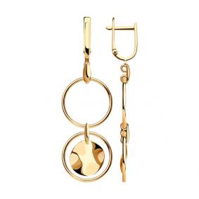 Золотые серьги SOKOLOV 028664 028664 фото