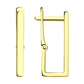 Серьги из лимонного золота SOKOLOV 028677-2 028677-2 фото