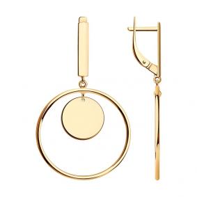 Золотые серьги SOKOLOV 028827 028827 фото