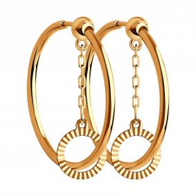 Золотые серьги SOKOLOV 028858 028858 фото