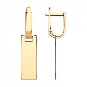 Золотые серьги-трансформеры SOKOLOV 028903 028903 фото