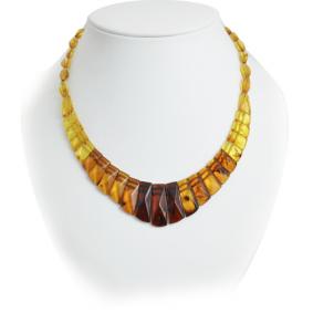 Колье Янтарная волна 029-00000 с янтарём 029-00000 фото