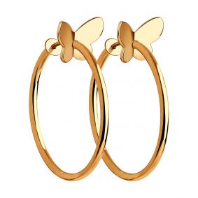 Золотые серьги SOKOLOV 029051 029051 фото