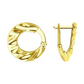 Серьги из лимонного золота SOKOLOV 029063-2 029063-2 фото