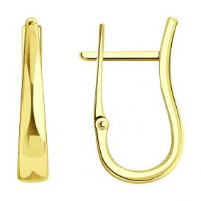 Серьги из лимонного золота SOKOLOV 029064-2 029064-2 фото