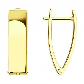 Серьги из лимонного золота SOKOLOV 029103-2 029103-2 фото