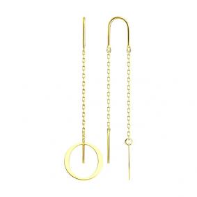 Серьги из лимонного золота SOKOLOV 029186--2 029186--2 фото