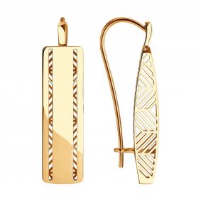 Золотые серьги SOKOLOV 029296 029296 фото