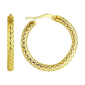 Серьги из лимонного золота SOKOLOV 029299-2 029299-2 фото