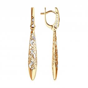 Золотые серьги SOKOLOV 029301 029301 фото