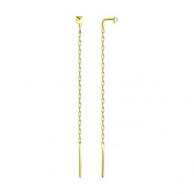 Серьги из лимонного золота SOKOLOV 029432-2 029432-2 фото