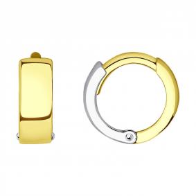 Серьги из лимонного золота SOKOLOV 029496-2 029496-2 фото