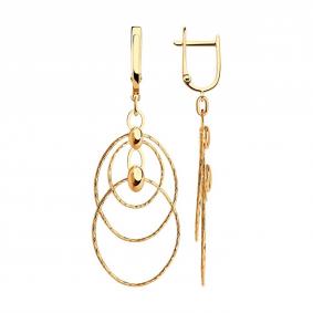 Золотые серьги SOKOLOV 029695 029695 фото