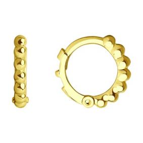 Серьги из лимонного золота SOKOLOV 029788-2 029788-2 фото