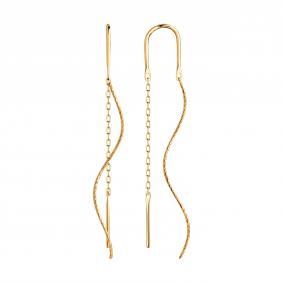 Золотые серьги SOKOLOV 029945 029945 фото