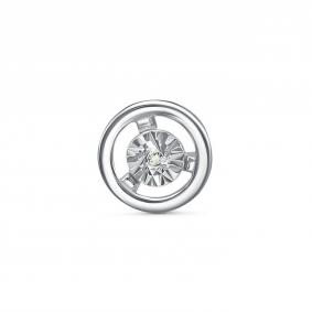 Подвеска из белого золота ERA Jewellery 03-00011-2-03-001-02-03 с бриллиантом 03-00011-2-03-001-02-03 фото