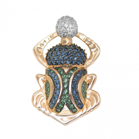 Золотая подвеска Platina 03-0721-00-404-1110-32 с фианитом 03-0721-00-404-1110-32 фото