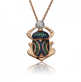 Золотая подвеска Platina 03-0721-01-404-1110-32 с фианитом 03-0721-01-404-1110-32 фото