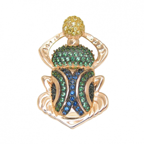 Золотая подвеска Platina 03-0721-02-404-1110-32 с фианитом 03-0721-02-404-1110-32 фото