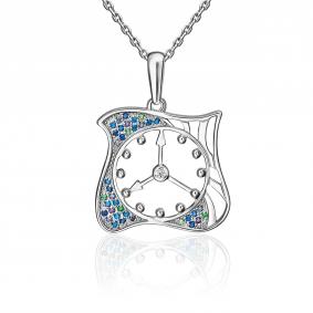 Серебряная подвеска Platina 03-0796-00-404-0200 с фианитом 03-0796-00-404-0200 фото