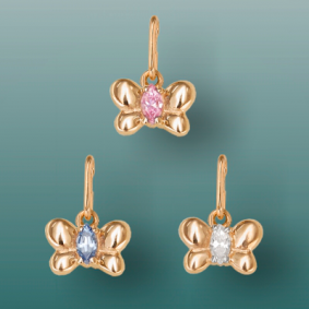 Золотая подвеска Platina 03-0893-00-401-1110-03 с фианитом 03-0893-00-401-1110-03 фото