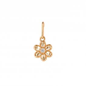 Золотая подвеска Platina 03-1017-00-401-1110-03 с фианитом 03-1017-00-401-1110-03 фото