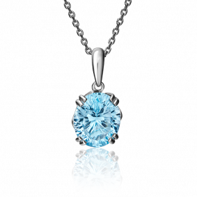 Подвеска из белого золота Platina 03-1230-00-201-1120-46 с топазом 03-1230-00-201-1120-46 фото