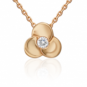 Золотая подвеска Platina 03-1338-00-401-1110-03 с фианитом 03-1338-00-401-1110-03 фото