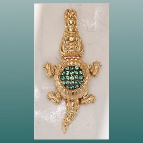 Золотая подвеска Platina 03-1364-00-404-1110-23 с фианитом 03-1364-00-404-1110-23 фото