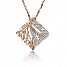 Золотая подвеска Platina 03-1422-00-401-1110-33 с фианитом 03-1422-00-401-1110-33 фото