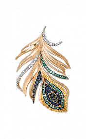 Золотая подвеска Platina 03-1476-00-404-1110-33 с фианитом 03-1476-00-404-1110-33 фото