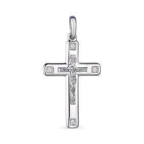 Серебряная подвеска АЛЬКОР 03-1540/00КЦ-00 с фианитом 03-1540/00КЦ-00 фото