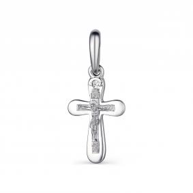 Серебряная подвеска АЛЬКОР 03-1544/00КЦ-00 с фианитом 03-1544/00КЦ-00 фото