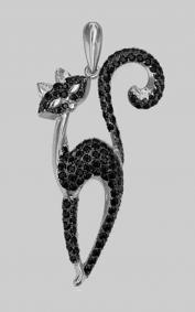 Подвеска из белого золота Platina 03-1608-00-402-1120-24 с фианитом 03-1608-00-402-1120-24 фото