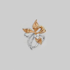 Золотая подвеска Platina 03-1625-00-400-1111-03 с фианитом 03-1625-00-400-1111-03 фото