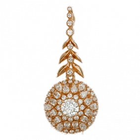 Золотая подвеска Platina 03-1736-00-501-1110-38 с фианитом 03-1736-00-501-1110-38 фото