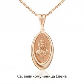 Золотая подвеска-иконка Святая Царица Елена Platina 03-1785-04-000-1110-42 03-1785-04-000-1110-42 фото
