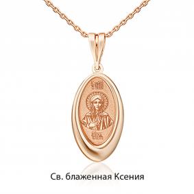 Золотая подвеска-иконка Святая блаженная Ксения Platina 03-1785-11-000-1110 03-1785-11-000-1110 фото