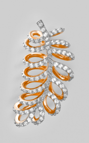 Золотая подвеска Platina 03-1914-00-401-1110-24 с фианитом 03-1914-00-401-1110-24 фото