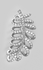 Золотая подвеска Platina 03-1915-00-401-1120-24 с фианитом 03-1915-00-401-1120-24 фото