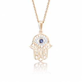 Золотая подвеска Platina 03-1961-00-404-1110-03 с фианитом 03-1961-00-404-1110-03 фото