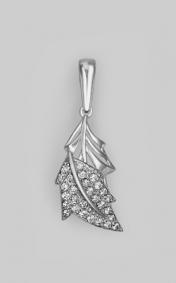 Золотая подвеска Platina 03-1967-00-401-1120-23 с фианитом 03-1967-00-401-1120-23 фото