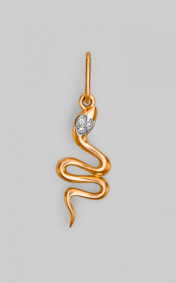 Золотая подвеска Platina 03-1972-00-401-1110-03 с фианитом 03-1972-00-401-1110-03 фото