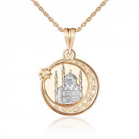 Подвеска из комбинированного золота Platina 03-2142-01-000-1111 03-2142-01-000-1111 фото